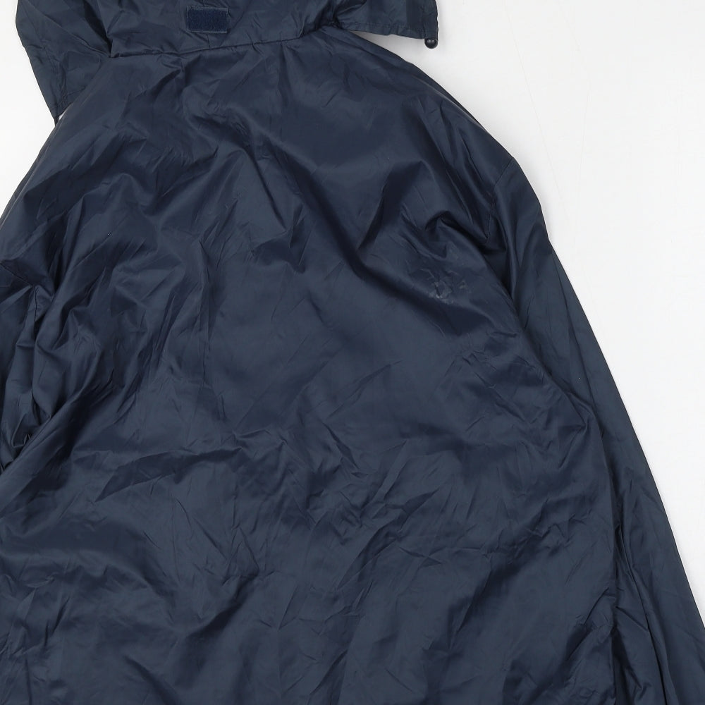 Mens UK Size S Result Blue Anorak Coat