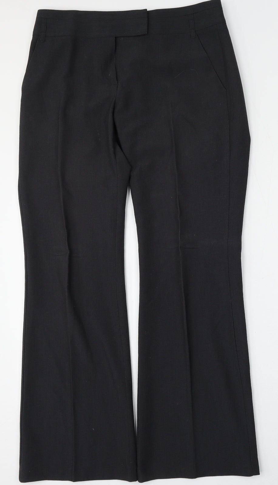 Womens UK Size 12 Marks and Spencer Regular Fit  Grey Trousers