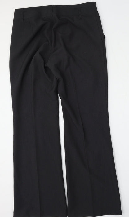 Womens UK Size 12 Marks and Spencer Regular Fit  Grey Trousers