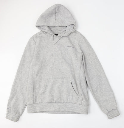 Womens UK Size 10 LA Gear Grey Pullover Hoodie