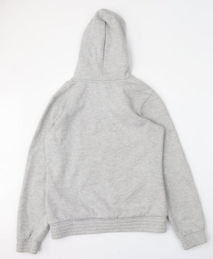 Womens UK Size 10 LA Gear Grey Pullover Hoodie