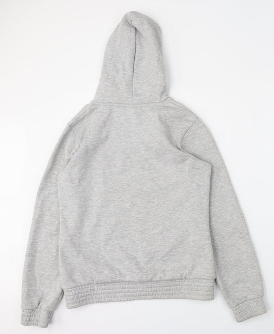 Womens UK Size 10 LA Gear Grey Pullover Hoodie