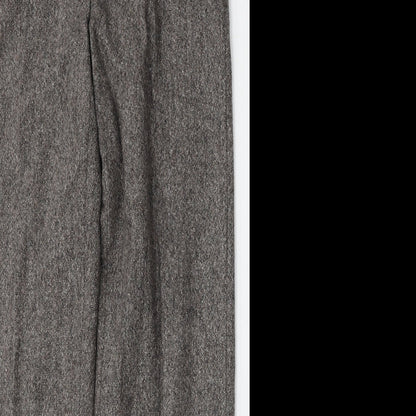 Preworn Womens Brown  Polyester Trousers  Size 30 L30 in Regular Button