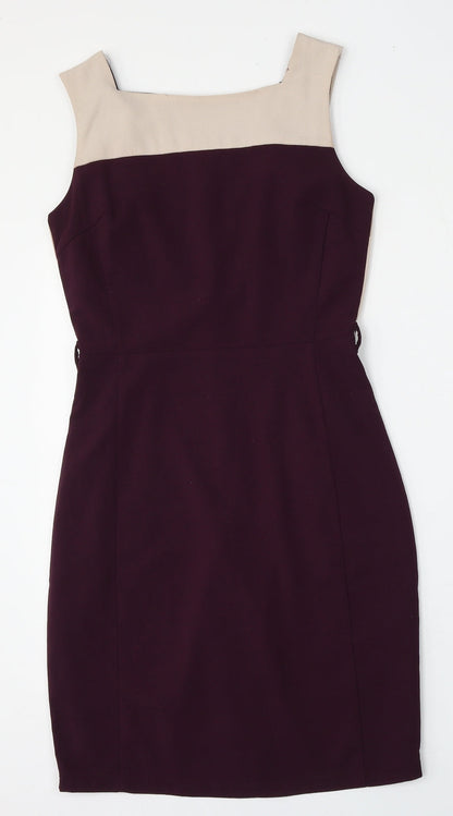 Apricot Womens Purple  Polyester Bodycon  Size XS  V-Neck