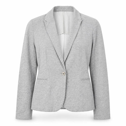 Womens UK Size L New Look Regular Grey Blazer