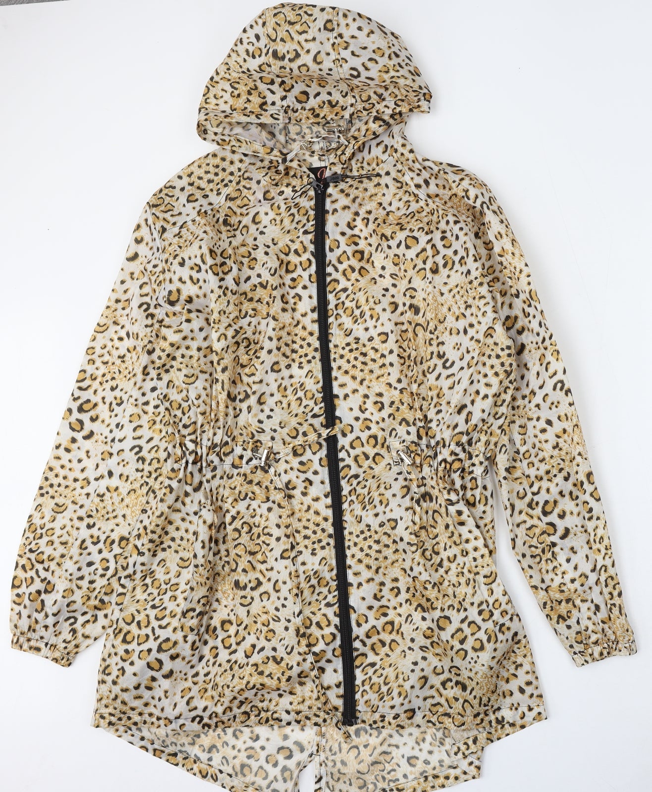 Jess Womenswear Womens Multicoloured Animal Print  Jacket  Size S  Zip