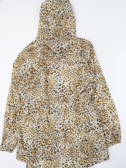 Jess Womenswear Womens Multicoloured Animal Print  Jacket  Size S  Zip