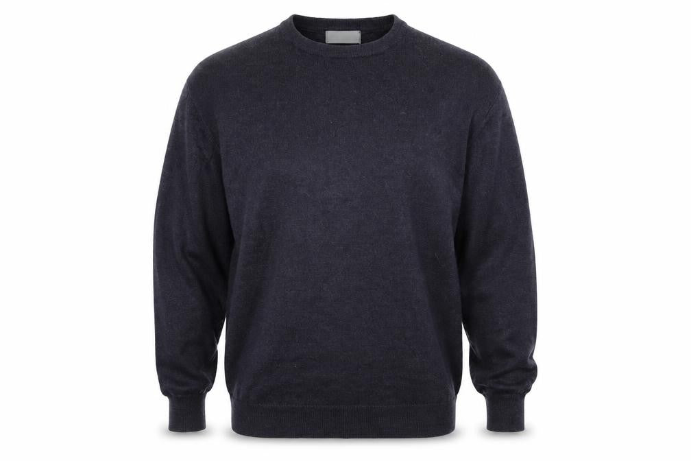 Mens UK Size L Preworn Blue Pullover Jumper
