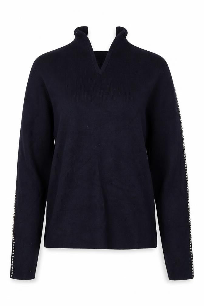 Womens UK Size 6 Warehouse Blue Pullover Jumper