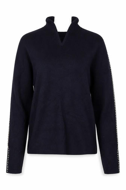 Womens UK Size 6 Warehouse Blue Pullover Jumper