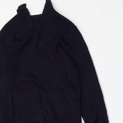 Womens UK Size 6 Warehouse Blue Pullover Jumper