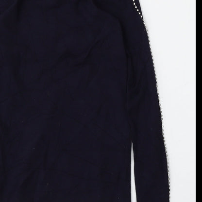 Womens UK Size 6 Warehouse Blue Pullover Jumper