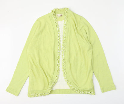 Womens UK Size M Keeno Green Cardigan Jumper