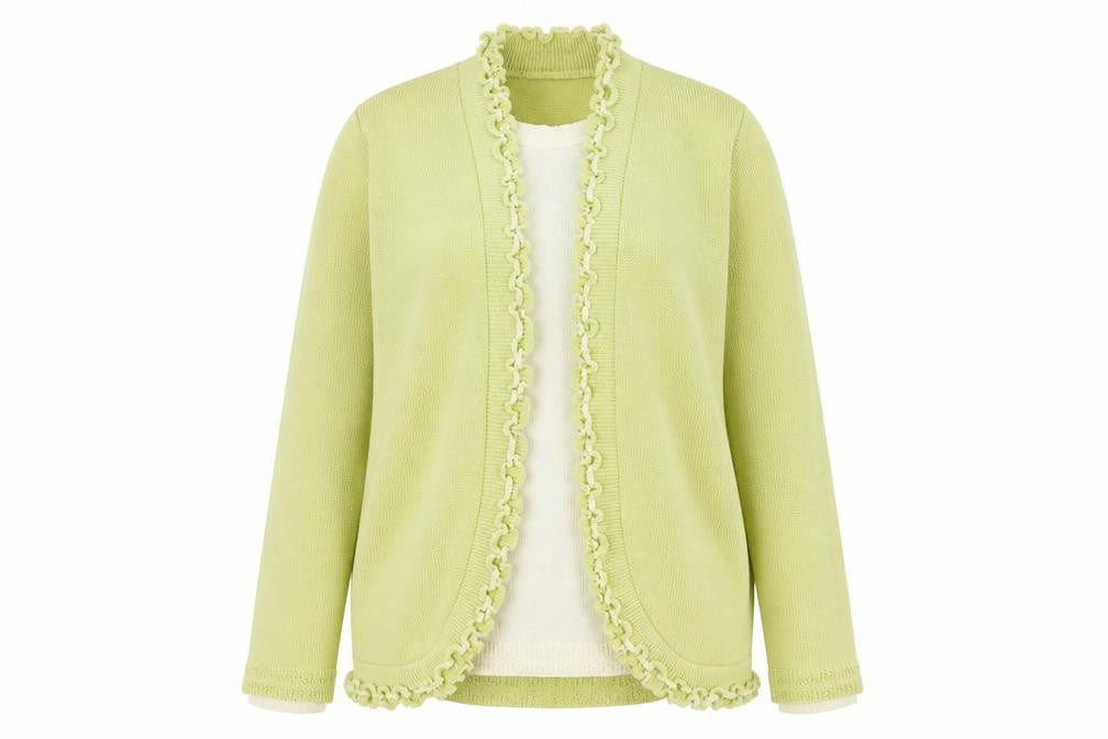 Womens UK Size M Keeno Green Cardigan Jumper