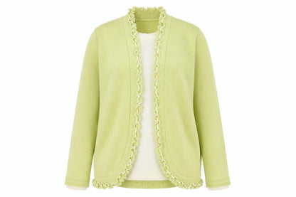 Womens UK Size M Keeno Green Cardigan Jumper