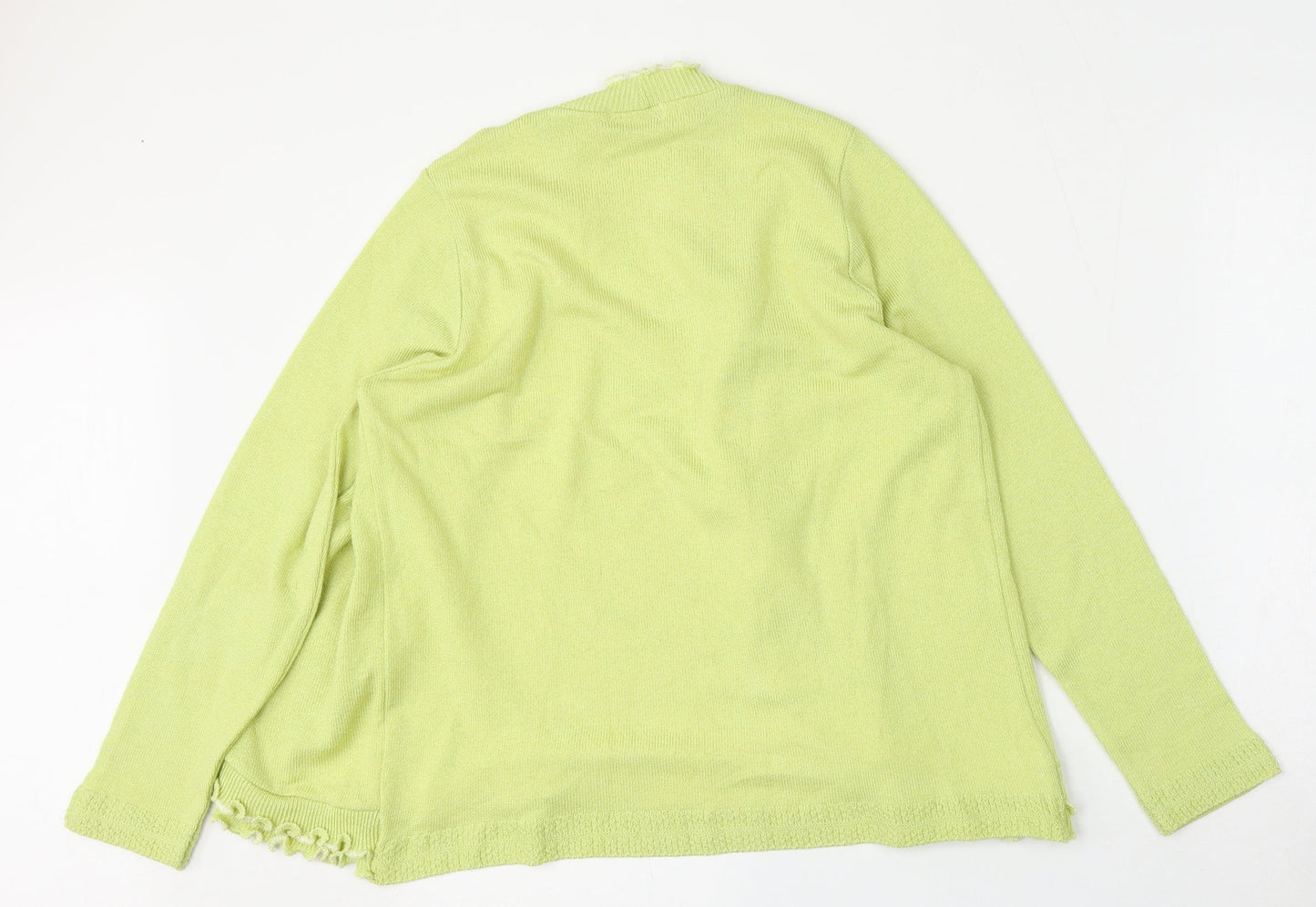 Womens UK Size M Keeno Green Cardigan Jumper