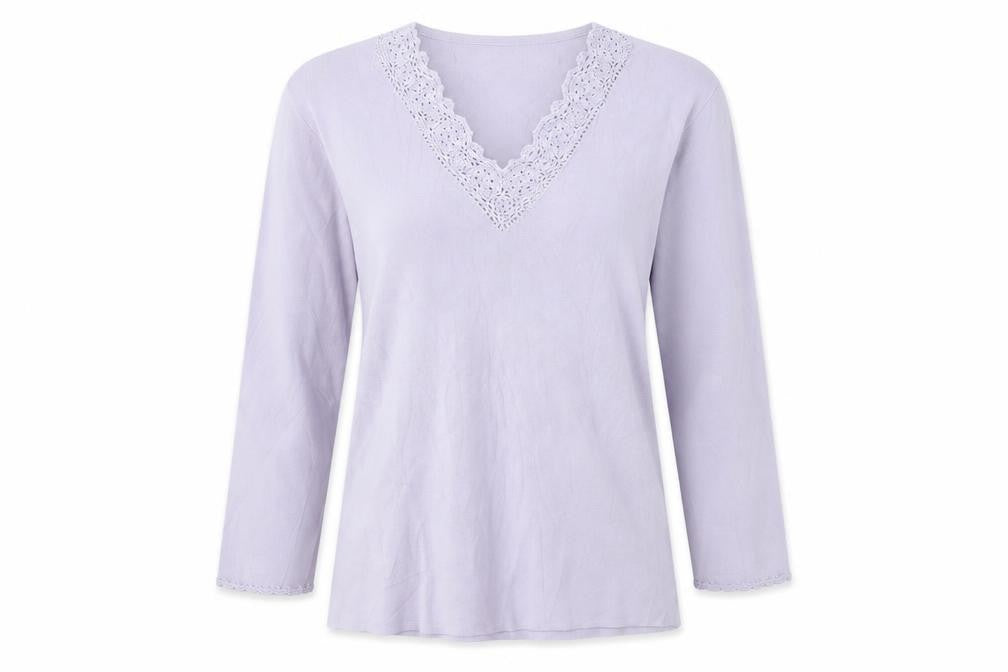 Womens UK Size S Carolyn Taylor Purple Pullover Jumper