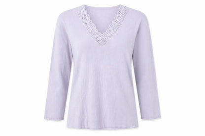 Womens UK Size S Carolyn Taylor Purple Pullover Jumper