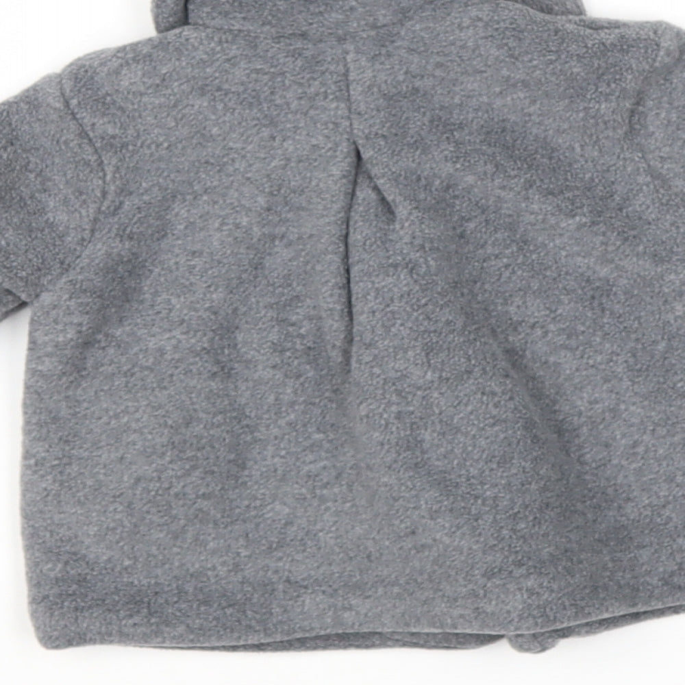 NEXT Baby Grey   Basic Jacket Jacket Size 6-9 Months