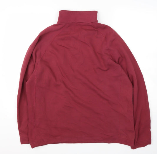Mens UK Size M Marks and Spencer Red Pullover Sweatshirt