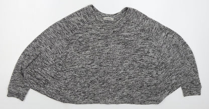 Womens UK Size M Pull & Bear Grey Pullover Jumper