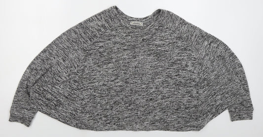 Womens UK Size M Pull & Bear Grey Pullover Jumper
