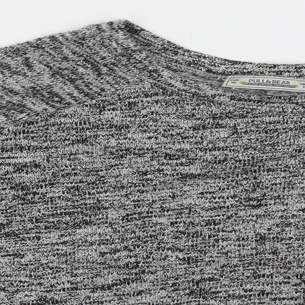 Womens UK Size M Pull & Bear Grey Pullover Jumper