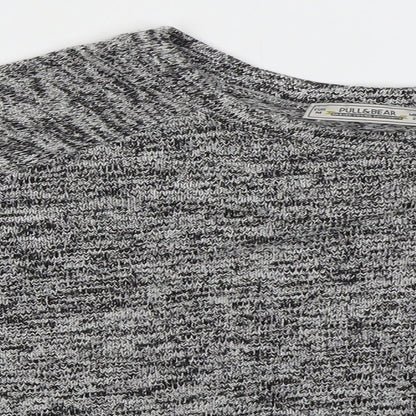 Womens UK Size M Pull & Bear Grey Pullover Jumper
