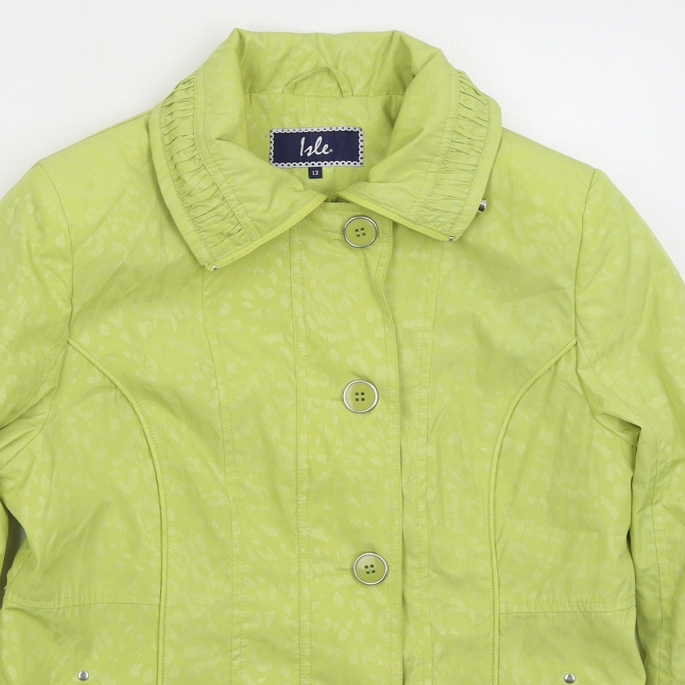 Womens UK Size 12 Isle Green Jacket