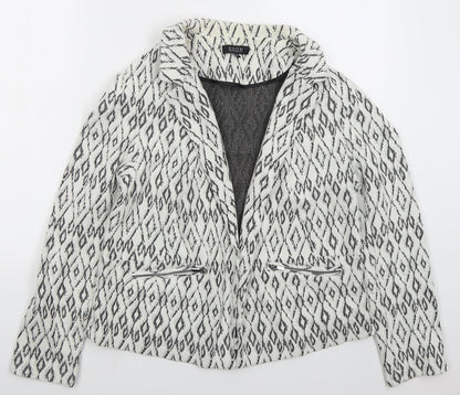 Womens UK Size 16 Soon White Jacket
