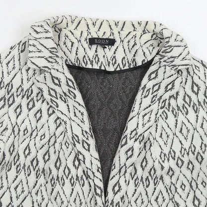 Womens UK Size 16 Soon White Jacket
