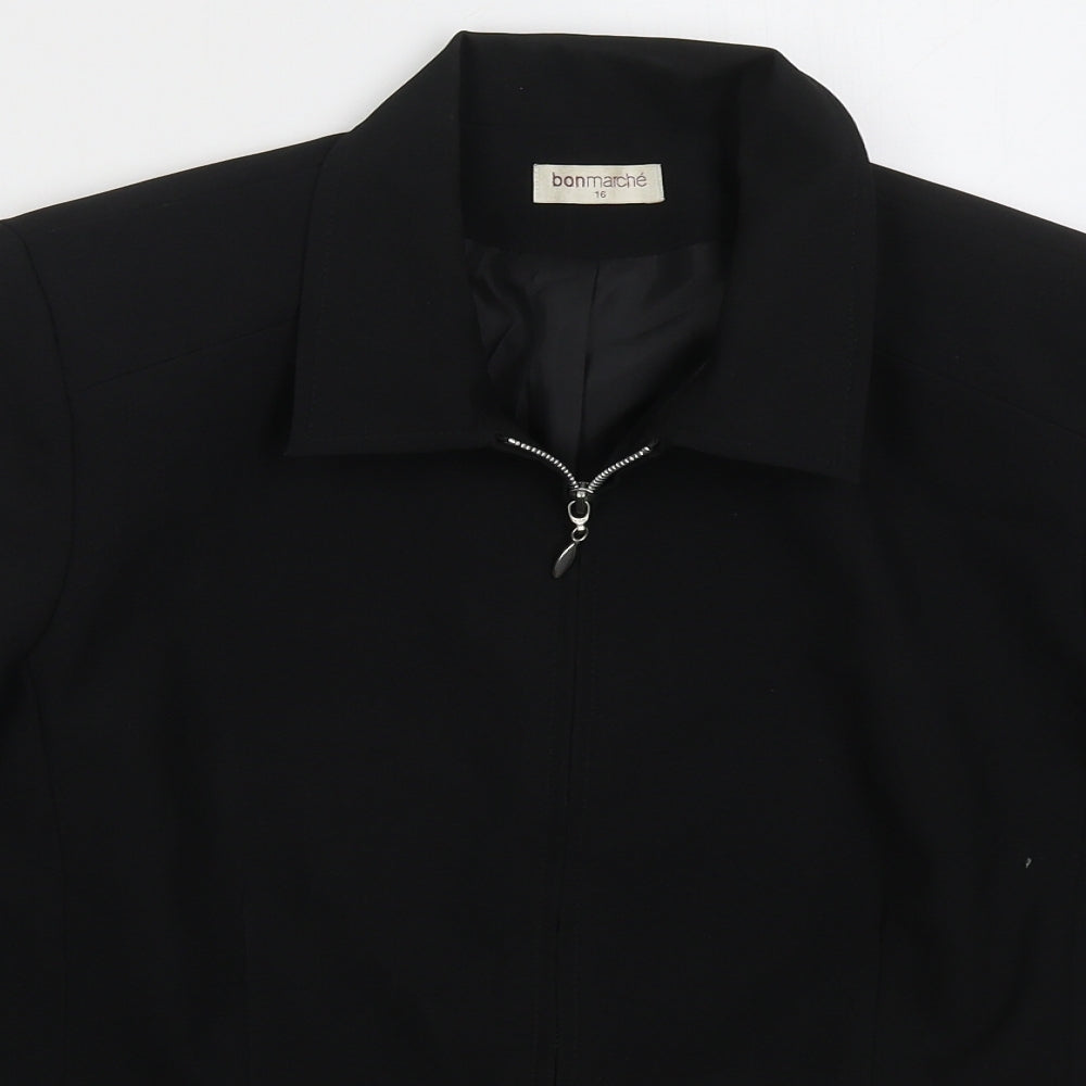 Womens UK Size 10 Bonmarché Black Jacket