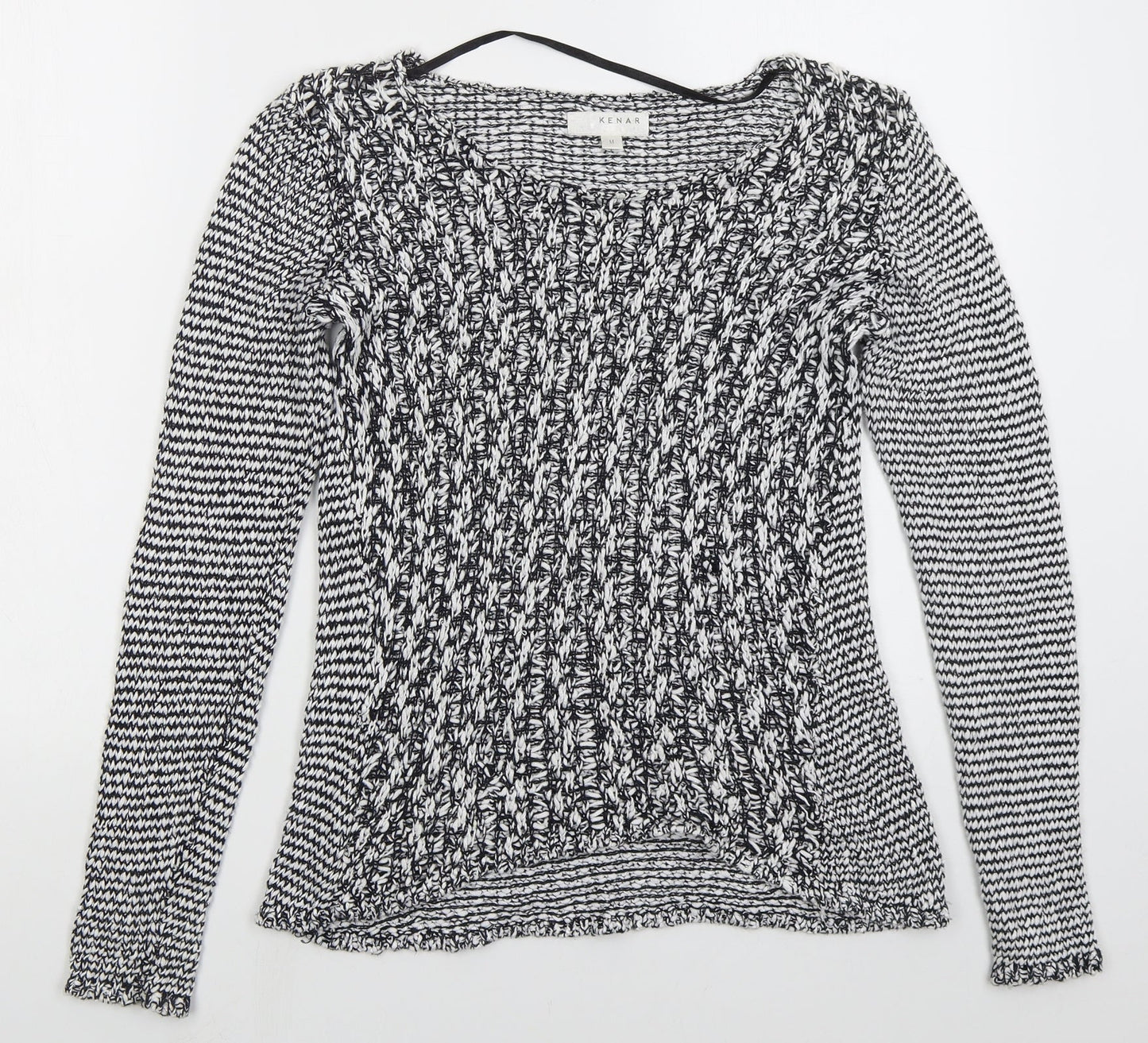 Womens UK Size M Kenar Black Pullover Jumper