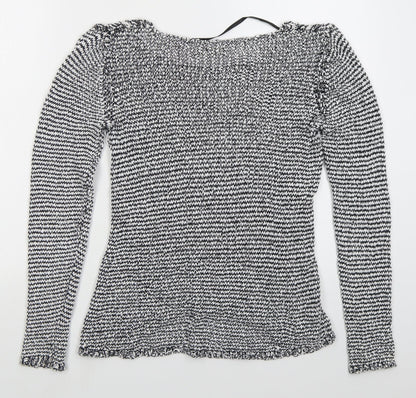 Womens UK Size M Kenar Black Pullover Jumper