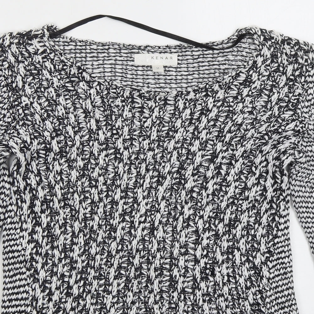 Womens UK Size M Kenar Black Pullover Jumper