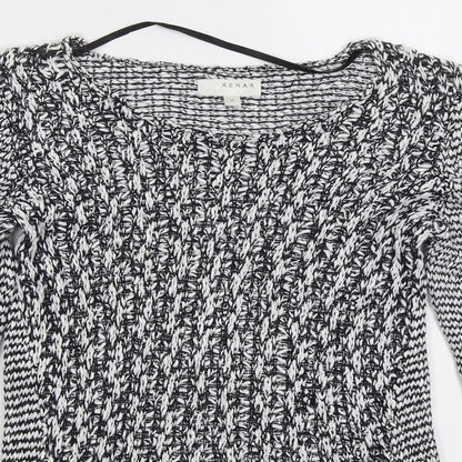 Womens UK Size M Kenar Black Pullover Jumper