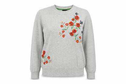Womens UK Size 10 Topshop Grey Pullover Jumper