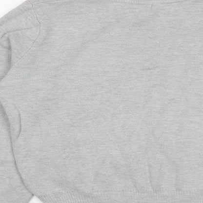 Womens UK Size 10 Topshop Grey Pullover Jumper