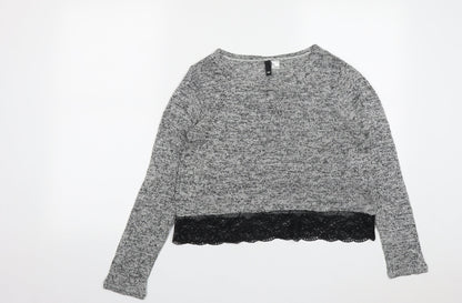 Womens UK Size M H&M Grey Pullover Jumper
