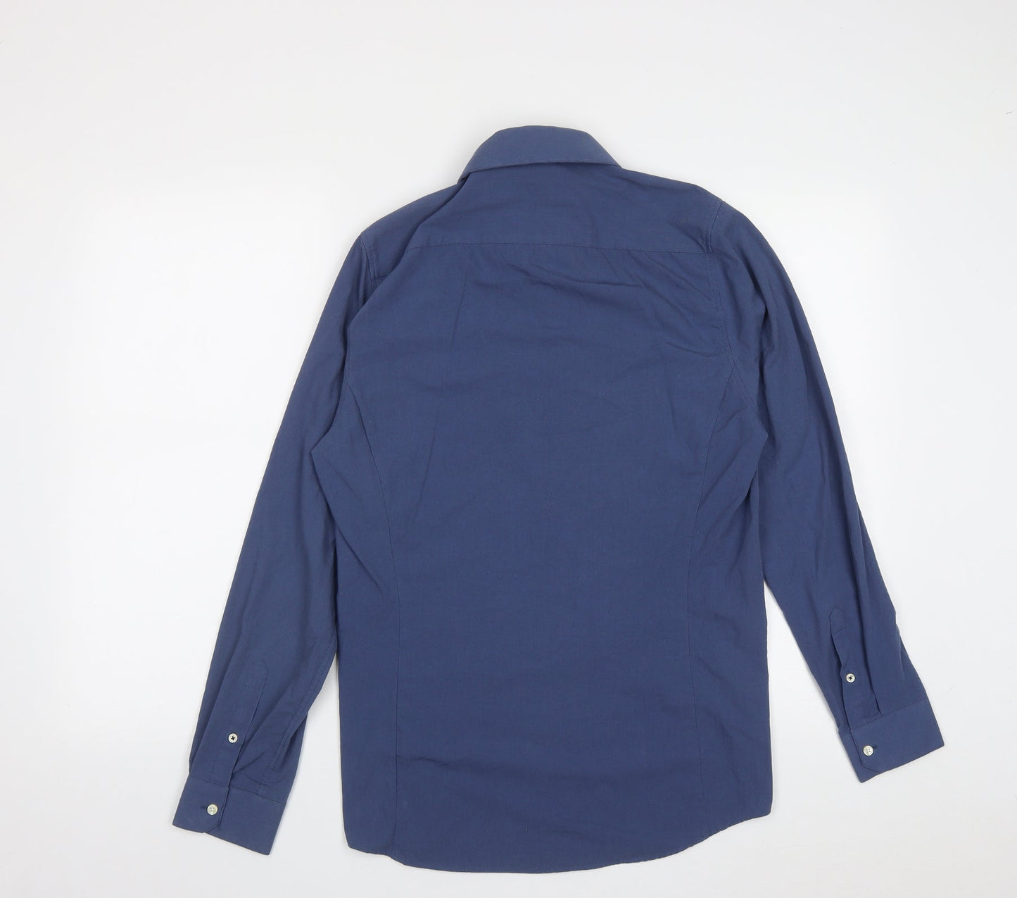 Mens UK Size M Burton Blue  Button-Up Long Sleeve Casual Shirt