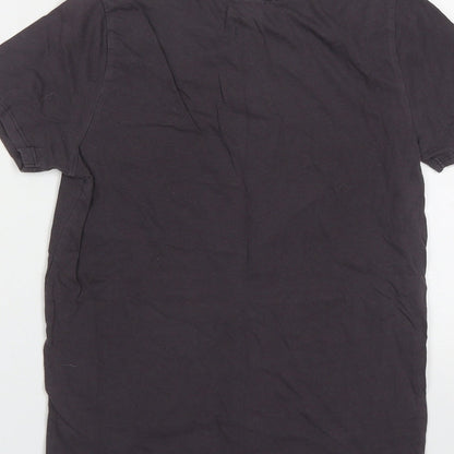 Womens UK Size 6 New Look Purple Basic T-Shirt