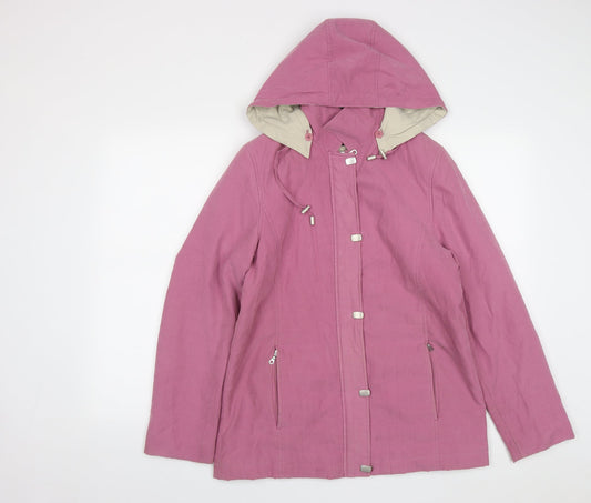 First Avenue Womens Pink   Jacket  Size 10  Zip
