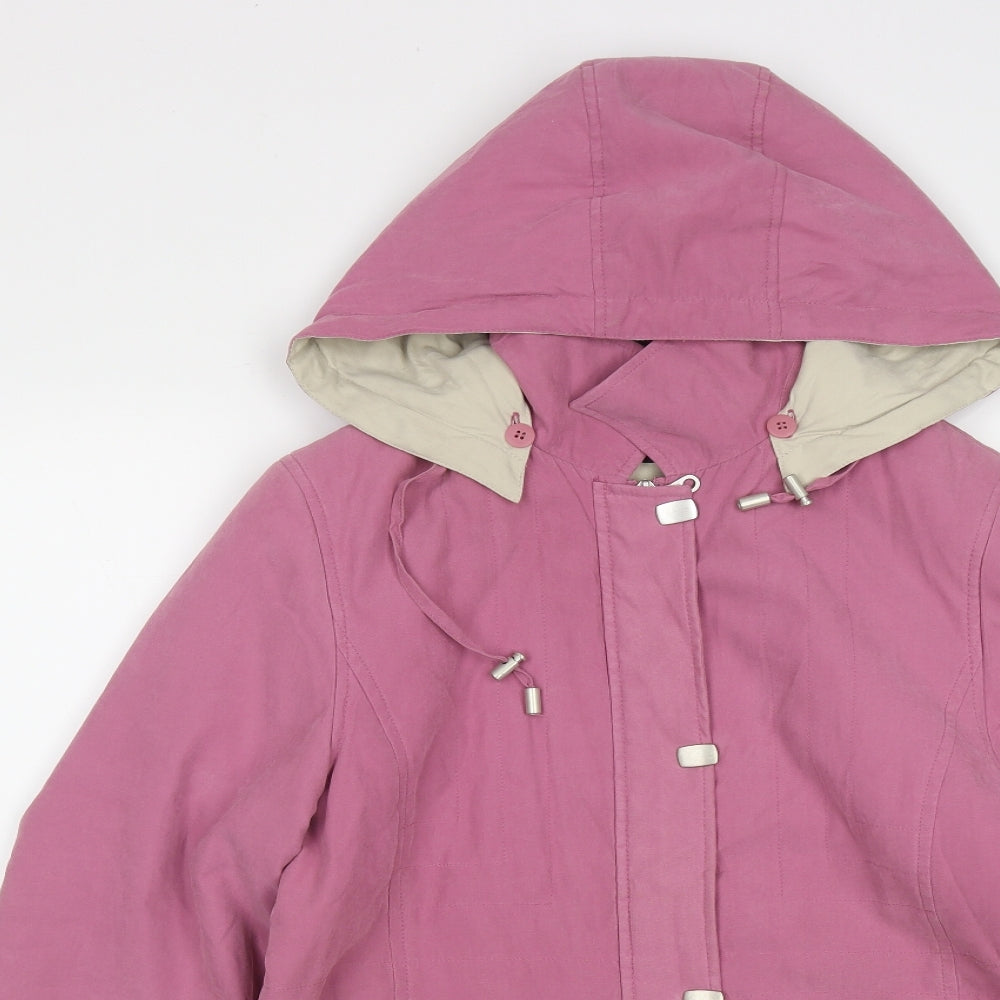 First Avenue Womens Pink   Jacket  Size 10  Zip