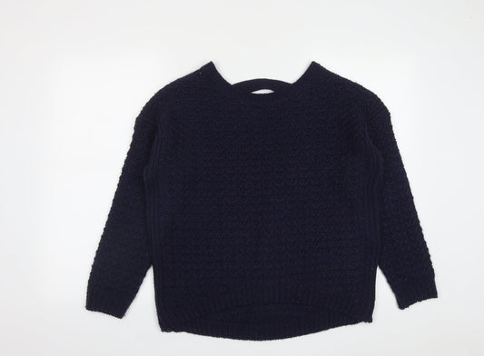 Womens UK Size M New Look Blue Pullover Jumper