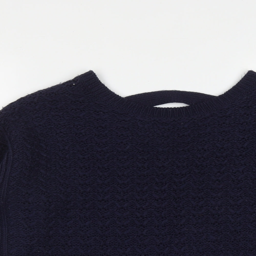 Womens UK Size M New Look Blue Pullover Jumper