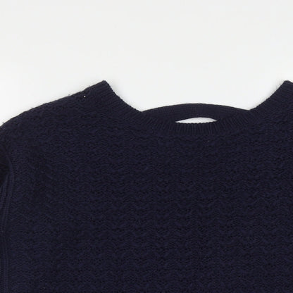 Womens UK Size M New Look Blue Pullover Jumper