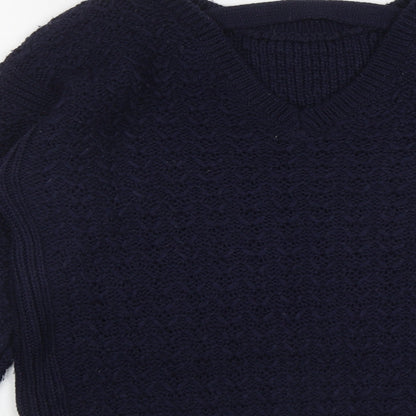 Womens UK Size M New Look Blue Pullover Jumper