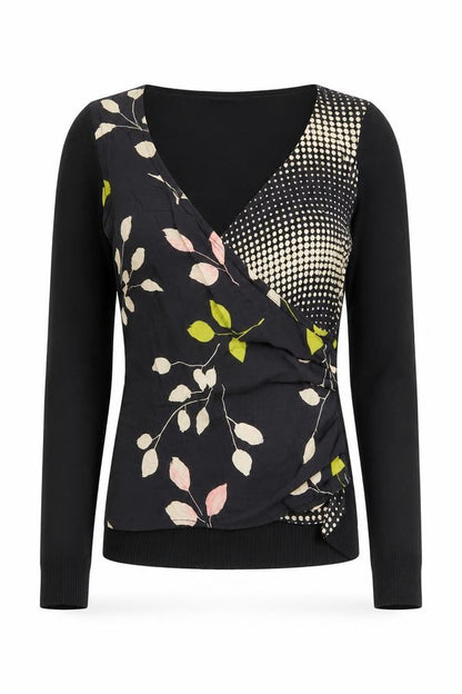Womens UK Size 8 Coast Multicoloured Basic Blouse