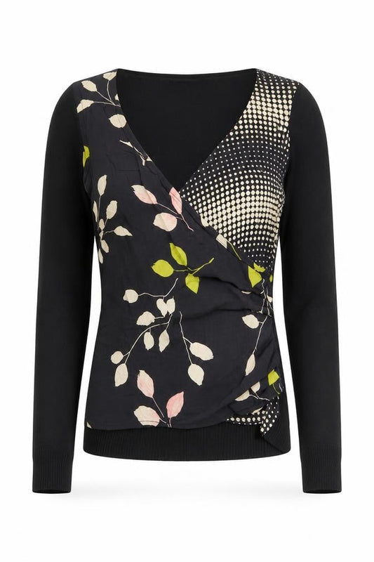 Womens UK Size 8 Coast Multicoloured Basic Blouse