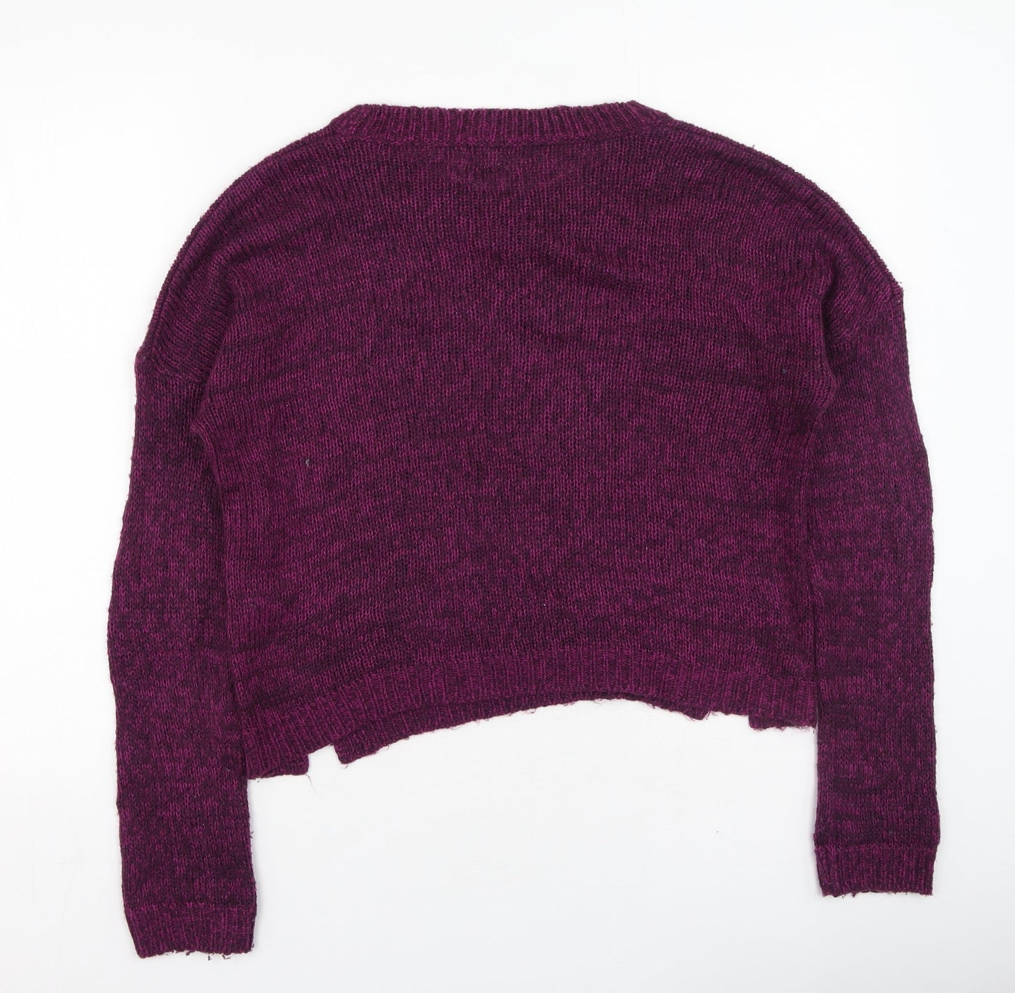 Womens UK Size 10 New Look Purple Pullover Jumper